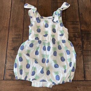 Busy Bees Pineapple Bubble Romper